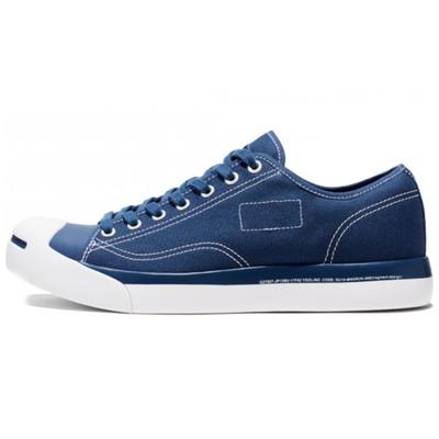 Fragment Design X Jack Purcell Modern Collaboration Trendy Retro Casual Low-Top Board Shoes Unisex Denim Blue