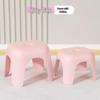 Multifunctional Stackable Plastic Stool for Living Room, Bathroom, or Kids' Room.