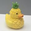 Fruit Duck Figurine Peach Pineapple Grape Strawberry Banana Resin Statue Sculpture Home Office Decoration Ornament