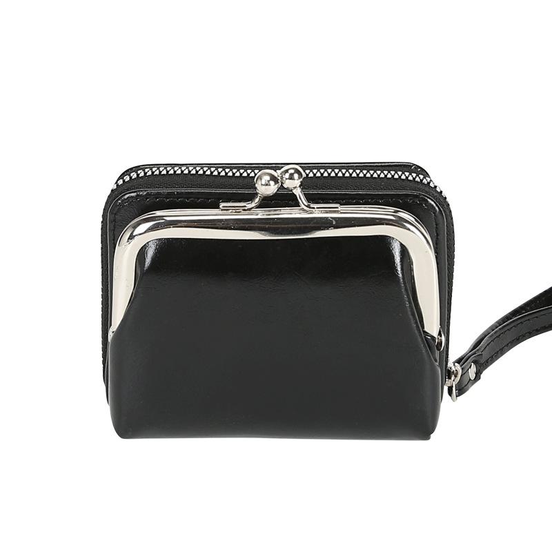 Kleine und leichte Wechseltasche, Mini-Damenportemonnaie für mehrere Karten, kurzes Geldfach.