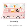 Cartoon Car Sunshade with Net Pocket – Baby Sunblock & Heat Insulation Curtain