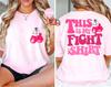 Bewustzijn Borstkanker T-shirt, Comfort Color T-shirt, Bewustzijn Kanker T-shirt, Dit is Mijn Strijd T-shirt, Borstkanker T-shirt, Roze Lint T-shirt