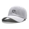 Simple Embroidery Love Baseball Cap Children Spring And Summer Sunshade Sunscreen White Cap Versatile Tide