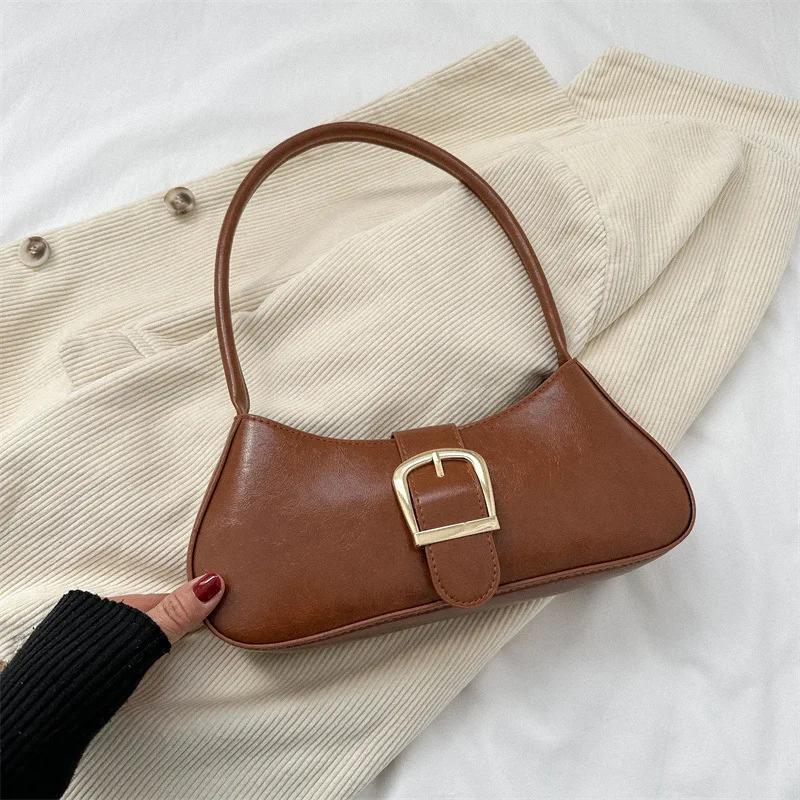 

Женская сумка через плечо сумка подмышкой простая повседневная стиль палка модный тренд зима новая