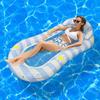 Water Hammock Swimming Pool Inflatable Cushion  Air Mattress Summer Outdoor Swimming Beach Lounge Chair Floating Bed Chair
