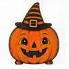 Halloween Pumpkin Ghost Pendant Distressed Painted Cartoon Wooden Black Cat Ornament