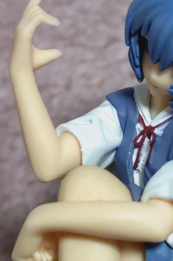 [USED] Young Ace Special Supplement Evangelion Ayanami Rei Uniform Version Figure