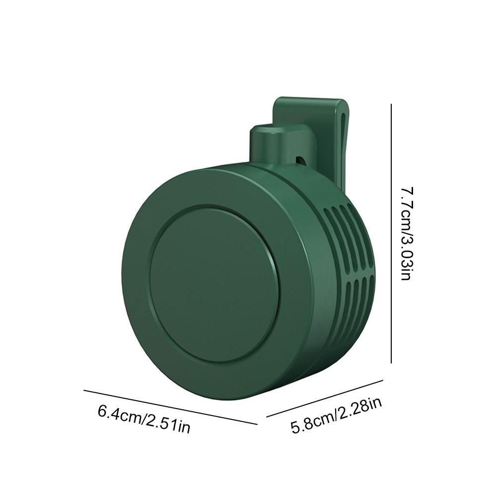 Portable Fan Mini Handheld Rechargeable Bladeless Electric Fan Clip Waist Fan Suitable for Outdoor Ventilation Desktop Small Fan