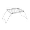 Portable Folding Stainless Steel BBQ Grill Stand with Griddle Kettle Holder