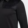 adidas Polo de Manga Larga de Color Sólido para Hombre Tops Negro FS6879