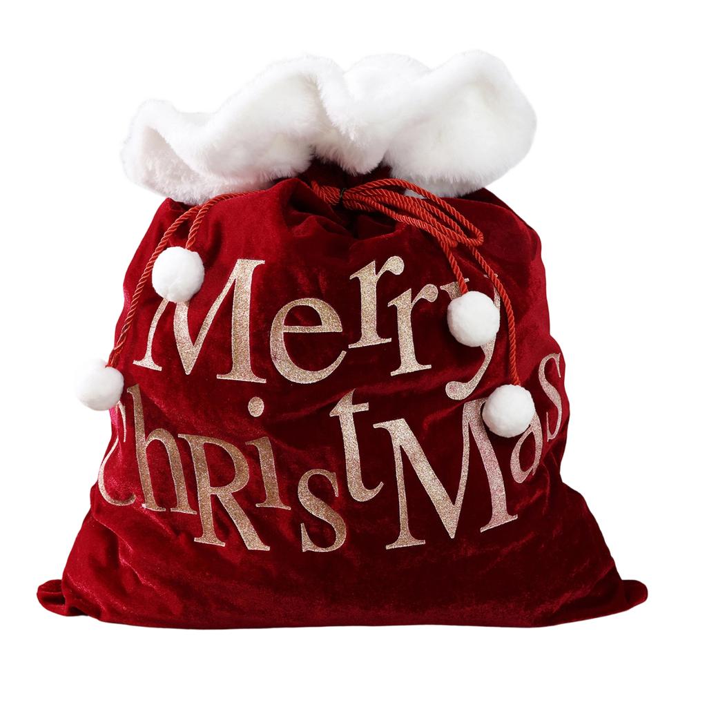 Velvet Christmas Gift Bags for, Holiday Party for Christmas Eve