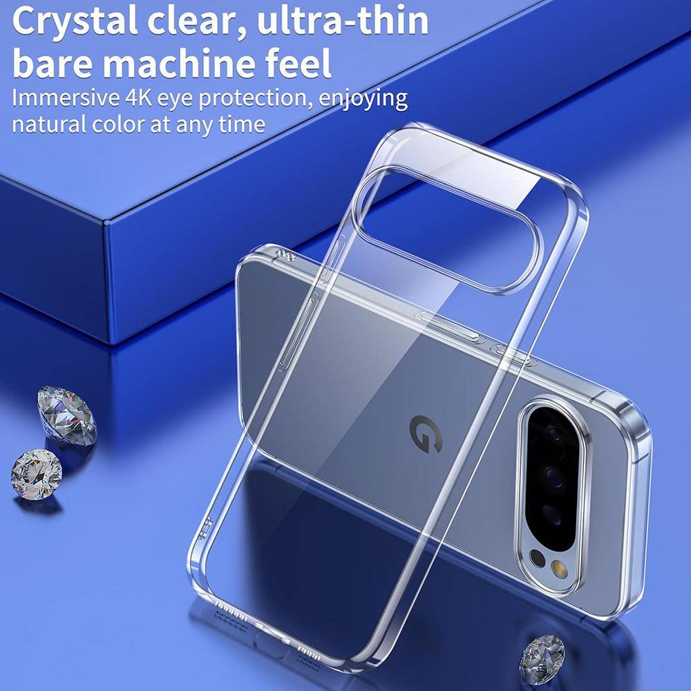 Ultra Thin Transparent Silicone Soft Case For Google Pixel 10 10A 9 9A ProXL 8 8A 7 7A 6 6A Pro XL Clear Slim Shell Cover Coque