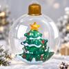 Transparent Inflatable Christmas Ornament Lightweight Spherical with Inner