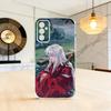 Inuyasha Silhouette Red Katana Anime   Phone Case Transparent Silicone Soft For SamsungA10,12,20,21S,30,31,40,50,51,52,70,71