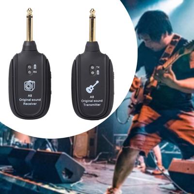Audio Sender Empfänger Elektronisches Gitarrensystem für Kondensatormikrofon Bass