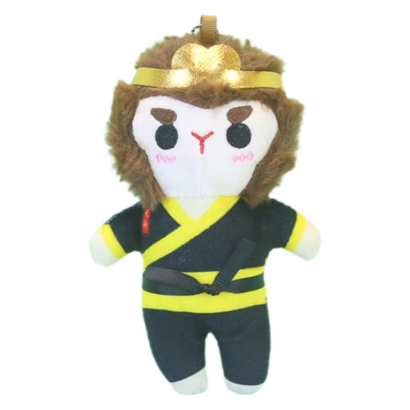 

Wukong Myth Black Plush Toy Key Chain Pendant Desktop Decoration Children Gift