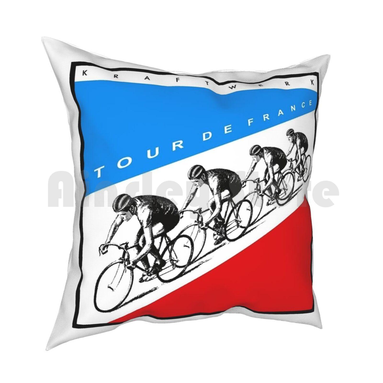Kraftwerk Pillow Case Printed Home Soft DIY Pillow Cover Man Machine Roll Hall Model Kraftwerk Autobahn Robots Grammy Robot 30x30cm 12x12in