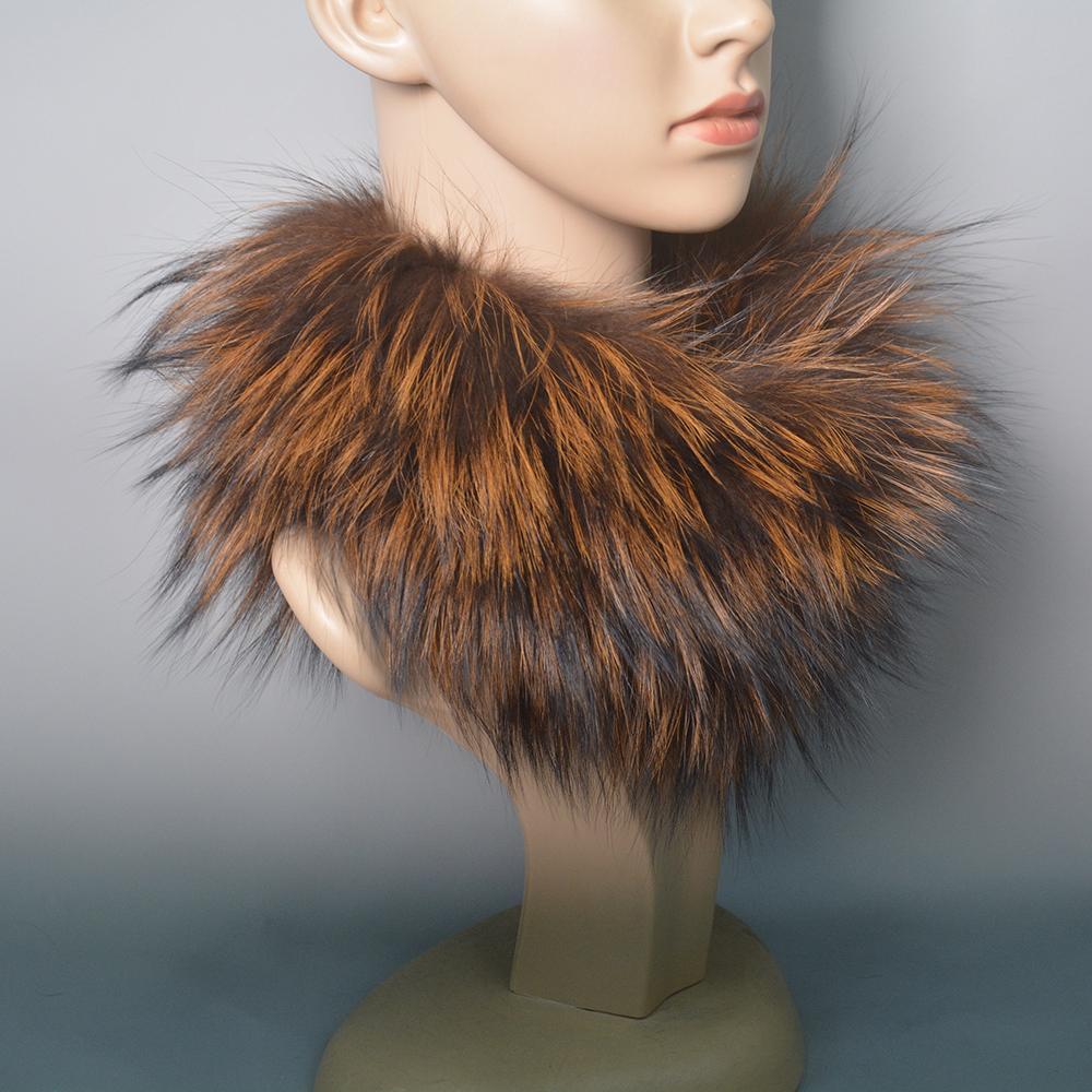Real Fox Fur Scarf Fur Headband Women Winter Ring Fox Fur Scarves Luxury Neck Warmer Good Elastic 100% Natural Fur Mufflers