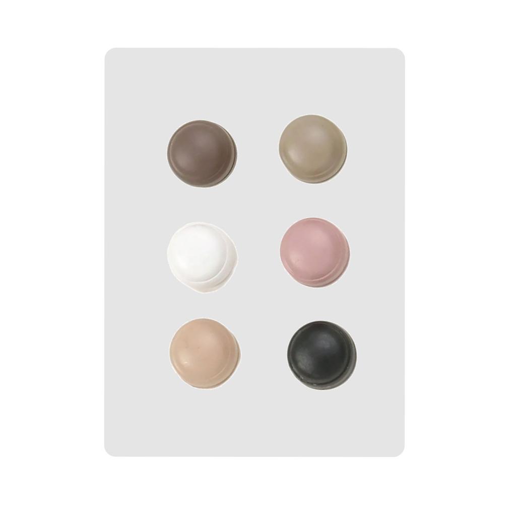 Pair of 6 Alloy Hijab Scarf Fastener Scarves Buckles Clip Fashionable Shawls Brooch Woman Fashionable Alloy Cufflink