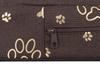 Oval Dog Cat Bed, Brown Velour XL 80X67