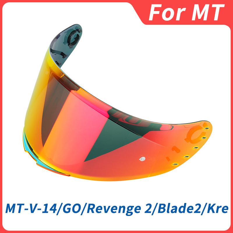Motorcycle Helmet Visor Anti-UV PC Visor Lens V14 Model Clear Smoke Dark Replacement Visor For MT V-14 Rapide Targo Blade 2Speed Sensors 6