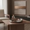 Clover Tray Polished Tabletop with Wood Base Desktop