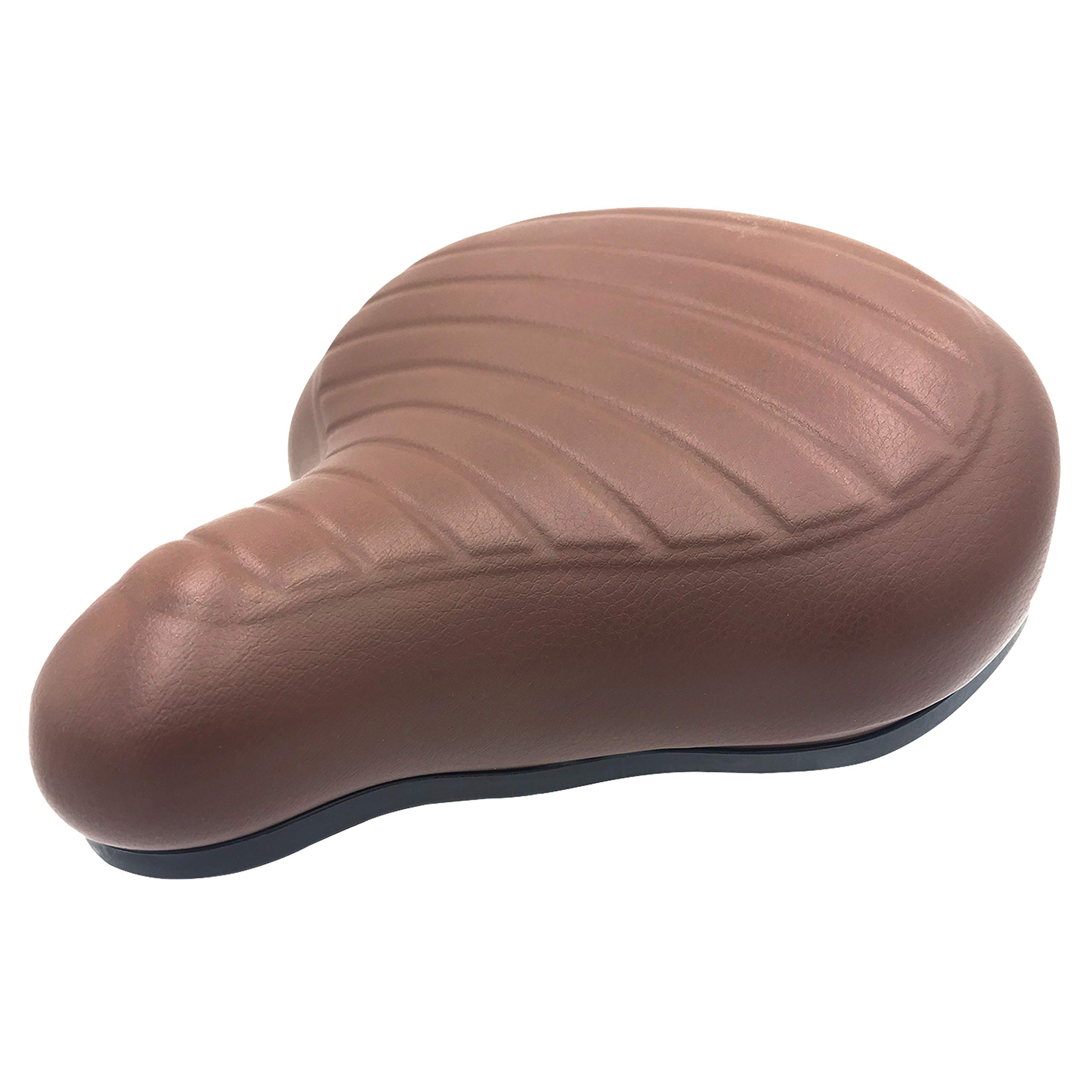 NOGUCHI Bicycle Saddle Large Studded Compatible with Electric Assist Brown [Easy Saddle] Saddle, Bicycles, TTZ-015X