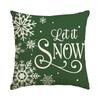 1Pc/4Pcs Christmas Pillow Cover, Dwarf Santa Claus Festive Decoration Living Room Sofa Cushion Cover, Christmas Decorations