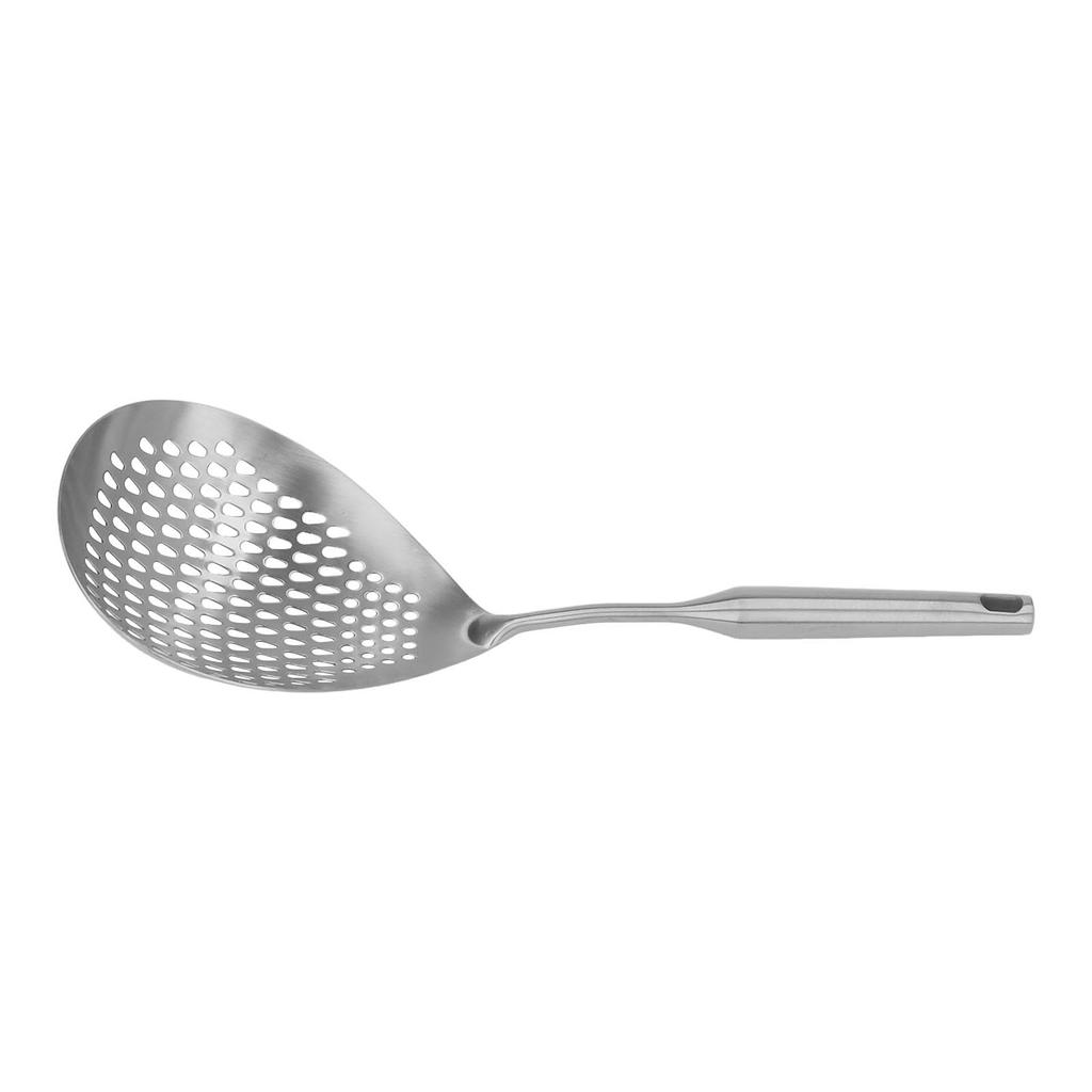 Skimmer Ladle 304 Stainless Steel Food Grade Long Handle Large Flow Skimmer Spoon for Kitchen