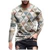 Men's T Shirt Graphic Abstract Neck Clothing Apparel Outdoor Long Sleeve Print Fashion Designer Vintage
