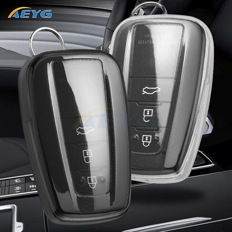 Tpu Car Remote Key Cover Case Shell Fob For Toyota Prius Camry Corolla Chr C-Hr Rav4 Land Cruiser Prado Holder Fob Accessories