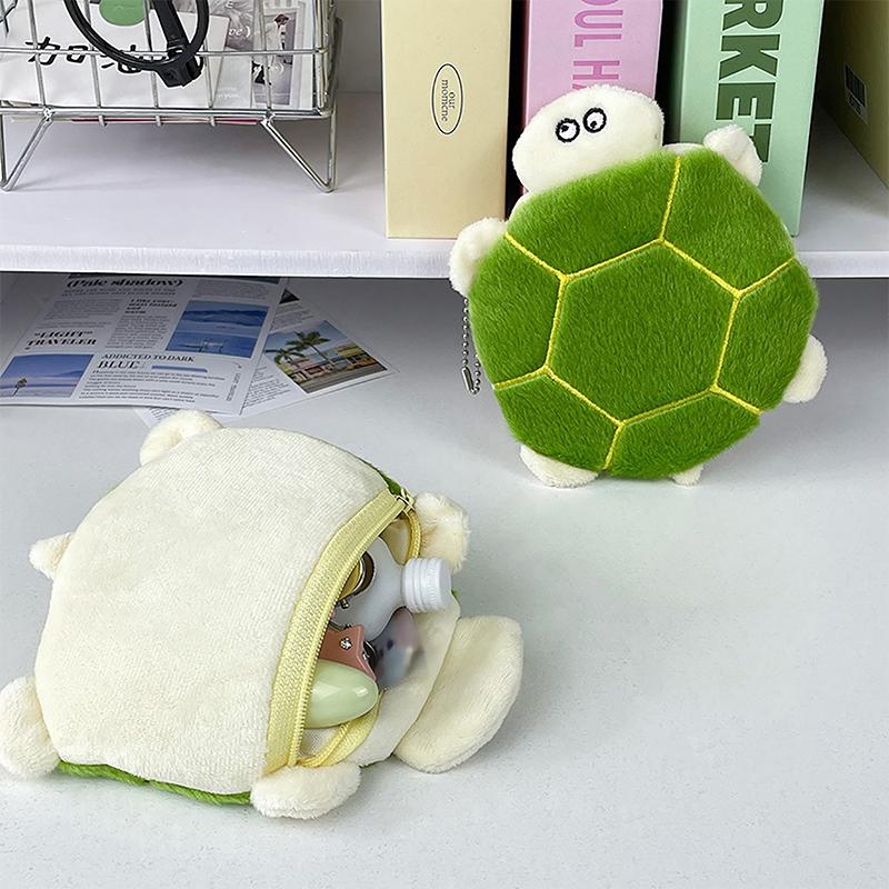 Cartoon Cute Turtle Pencil Bag Large Capacity Pencil Case Creative Coin Purse Multifunctional Storage Bag School Supplies