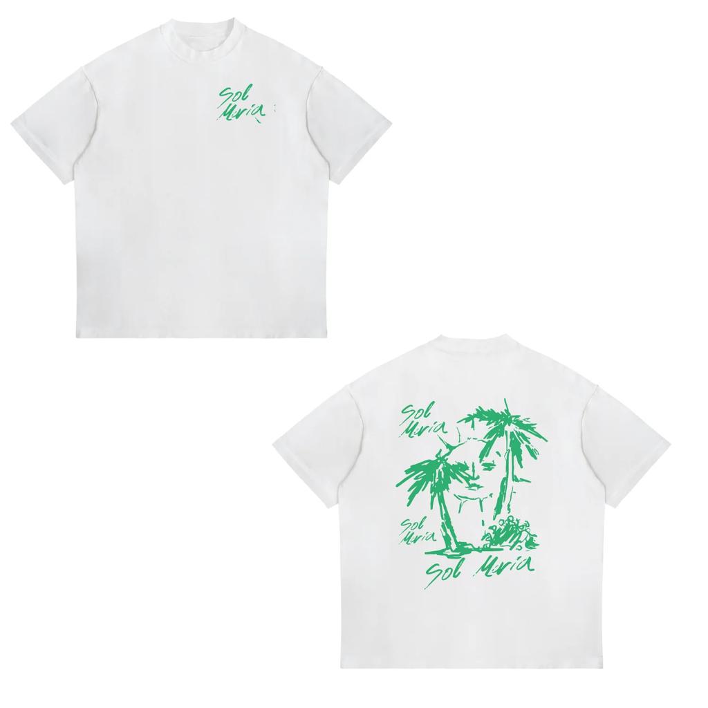 Eladio Carrion Sol Maria Tour 2024 Tshirt Unisex Clothes Fashion Hip Hop Oversized T Shirt Loose 100 Cotton Short Sleeve Tshirts