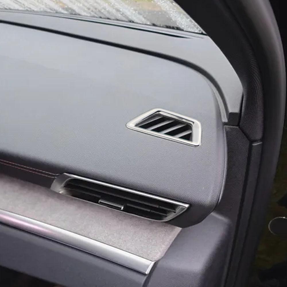 For Peugeot 3008GT 4008 2017 2018 2019 2020 LHD Front AC Vent Frame Air Conditioning Outlet Trim Sticker Cover Accessories