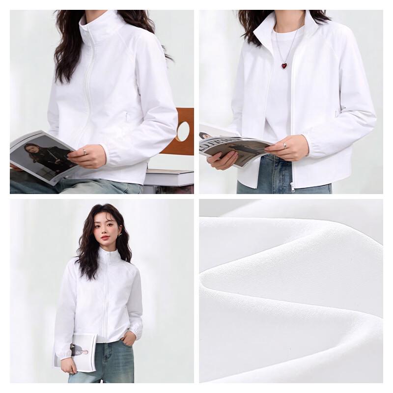 MJ STYLE Women's Sun Protection Stand-Up Collar Jacket