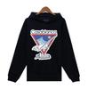 Unisex Trendy European & American Loopback Hooded Sweatshirts - Autumn/Winter, Featuring Loose Casablanca Style