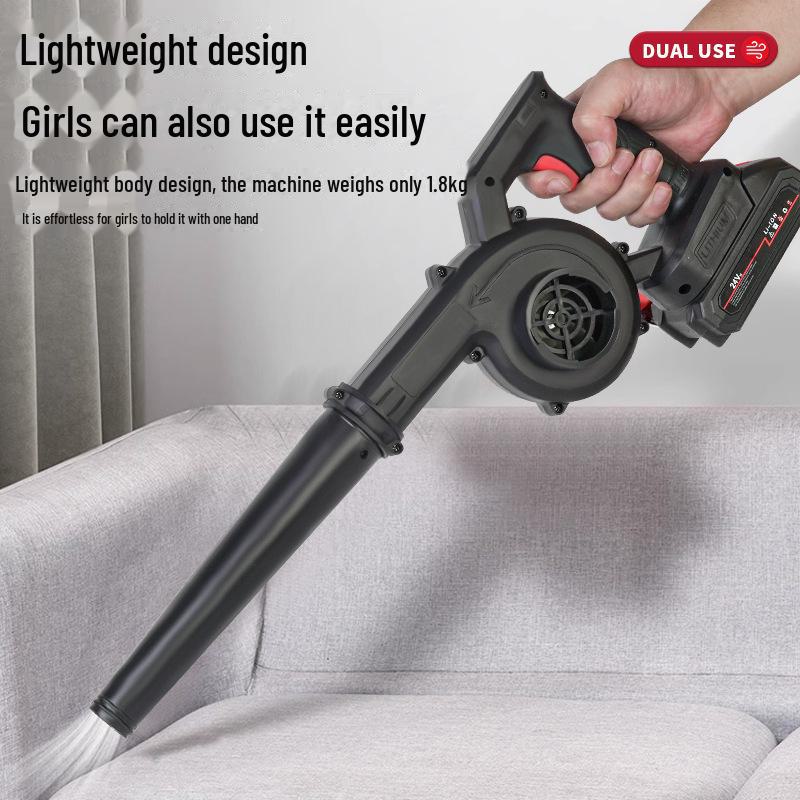 Rechargeable High-Power Turbo Fan & Lithium Electric Dust Blower Hair Dryer