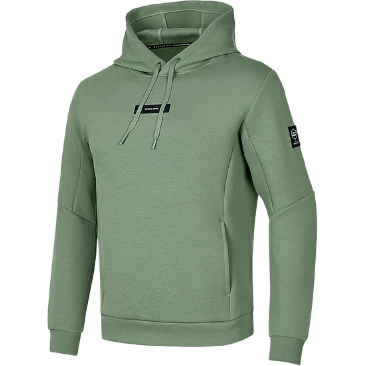 Skechers Comfort Sports Series Casual Versatile Hoodie Men hoodies Brown Green P424M013-03LX XL