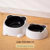 Ceramic Anti-Spill Temperature-Regulating Pet Bowl - Slanted Design for Cats and Dogs