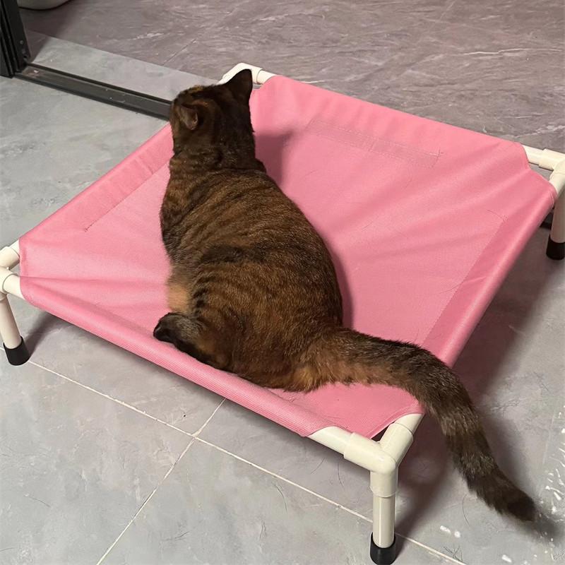 Pet Camping Bed Elevated Bed for Dogs Folding Puppy Camping Bed Cat House Portable Removable Washable Puppy Beds Dog Hammock
