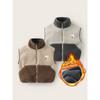 Boys' Fleece Vest, Polar Fleece Winter Clothing, New Autumn and Winter Children's Clothing, Baby Children's Fleece-Lined Warm Winter Outerwear, Trendy
