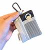 Minimalist Design Earphone Bag Zipper Key Pouch Practical Mini Canvas Pouch  Storage Use