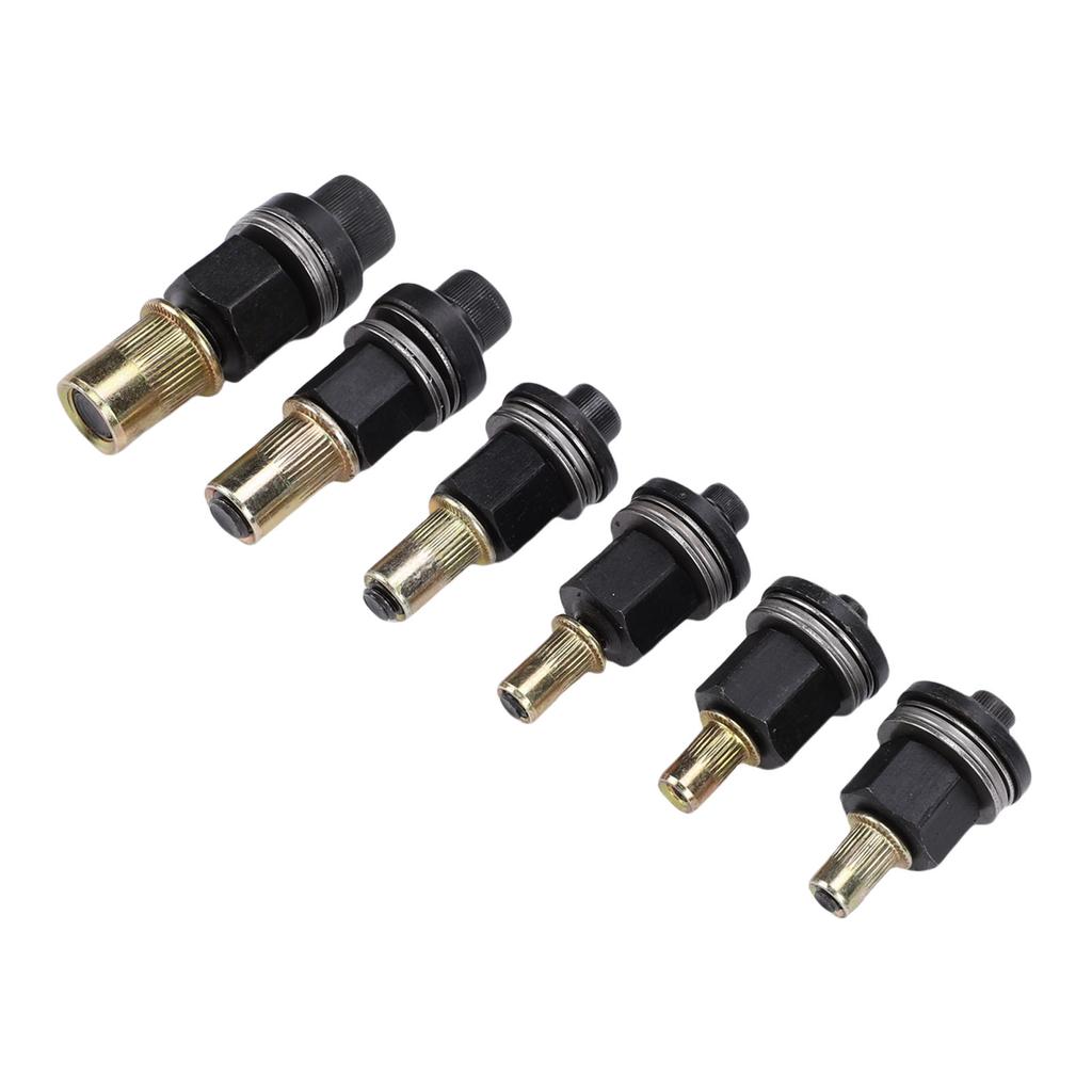 6Pcs Hand Rivet Nut Tool Mandrels Manual Rivnut Tool Mandrel Set Accessories 10# 24 3 8 16