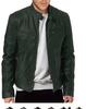 Southern winter warm button fashion domineering locomotive men's multi-pocket PU jacket stand-up neck zipper cardigan leather jacket