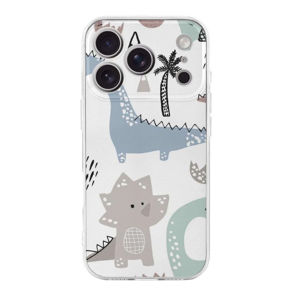 1 Pack For Iphone 17/17Air/17Pro/17ProMax Crystal TPU Slim Phone Case With Anti-Fingerprint Layer, Corner Shock Absorption