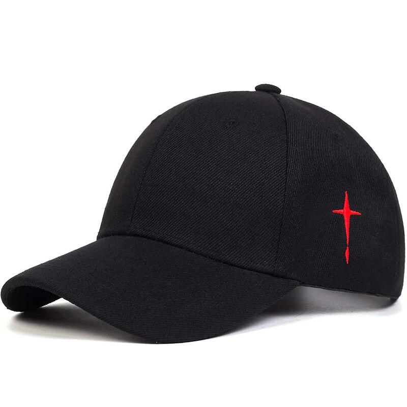 Cappellini da Baseball Unisex Semplici con Ricamo a Croce e Goccia d'Acqua Primavera e Autunno Outdoor Regolabile Cappello Casual Cappello Parasole