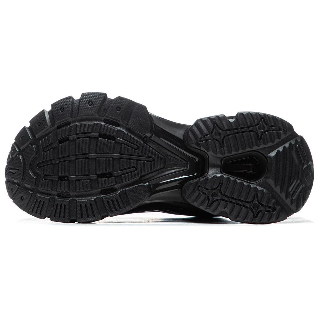 Li Ning Lijun BOW Pantoletten Mode Bequem Trendig Vielseitig Geschlossene Zehen Hausschuhe Damen Hausschuhe Schwarz AZGU184-3