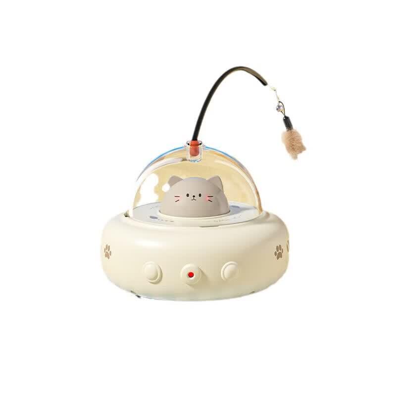

Smart Electric Cat Teaser Flying Saucer Toy