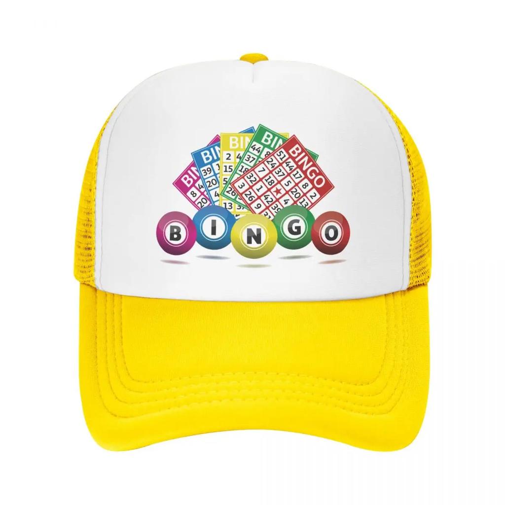 Custom Hot Game Bingo Trucker Hat Women Unisex Adjustable Unisex Baseball Cap Summer Dad Hat
