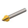 Excellent Physical Properties Router Bit Chamfer Concentricity Degree V Shaped Flat Head High Strength V Shaped